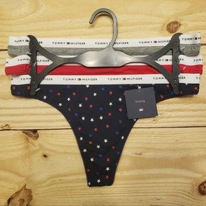 Tommy Hilfiger Women Thong Underwear 3 Pack cotton